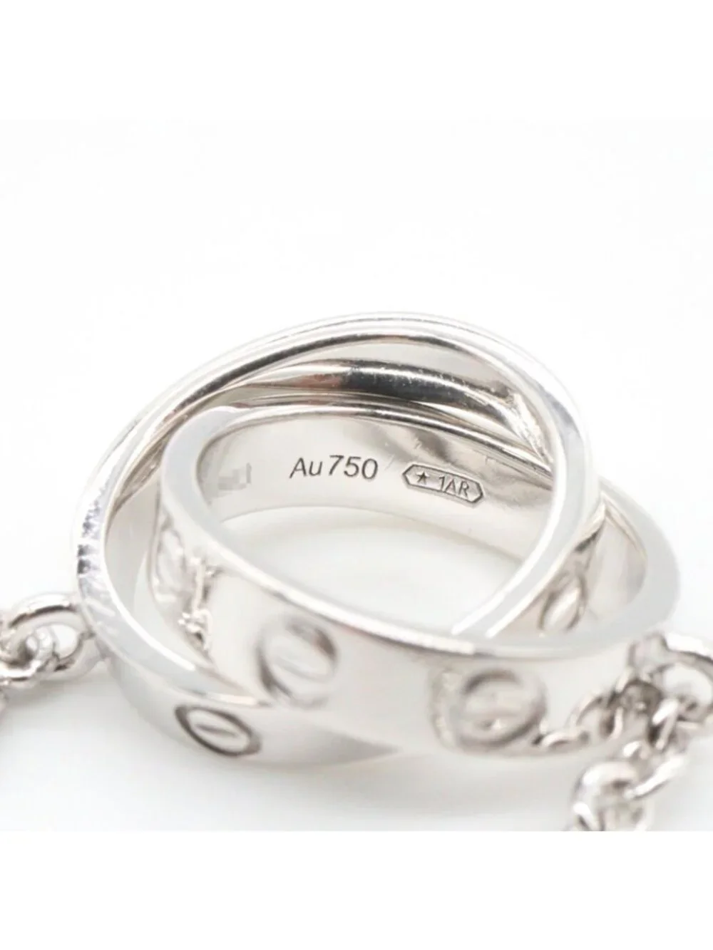 Cartier Baby Love 17 18k White Gold Bracelet